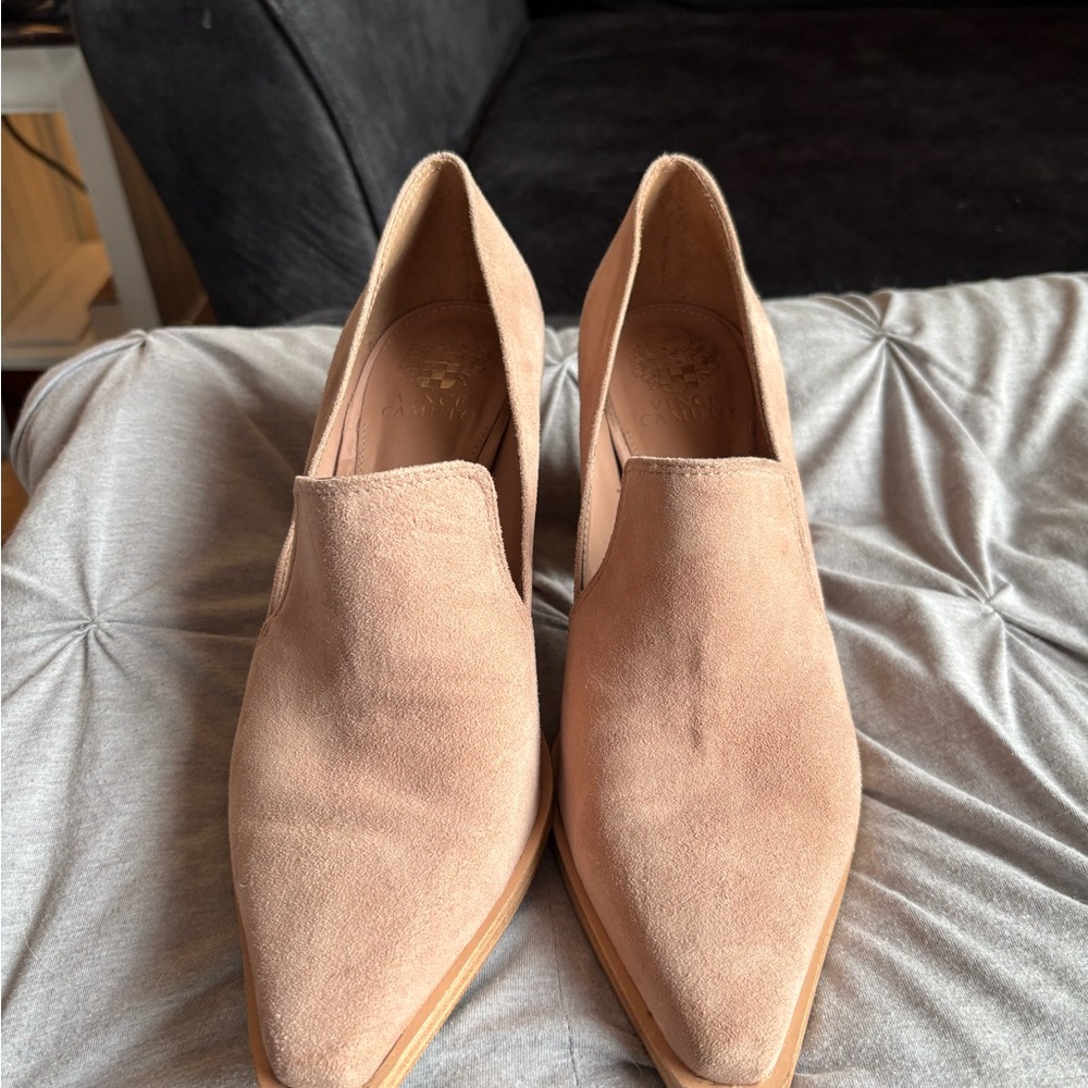 Vince Camuto Tan Heeled Boots